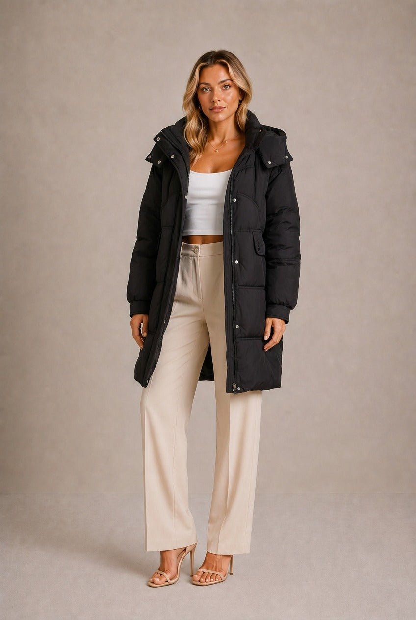 Barolo Oversized Long Puffer Jacket