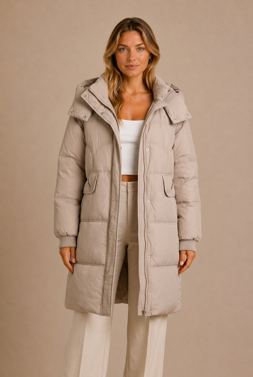 Barolo Oversized Long Puffer Jacket