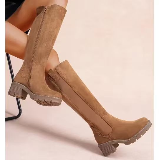Colmar Lug Sole Knee-High Boots