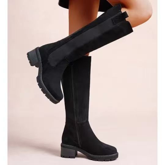 Colmar Lug Sole Knee-High Boots