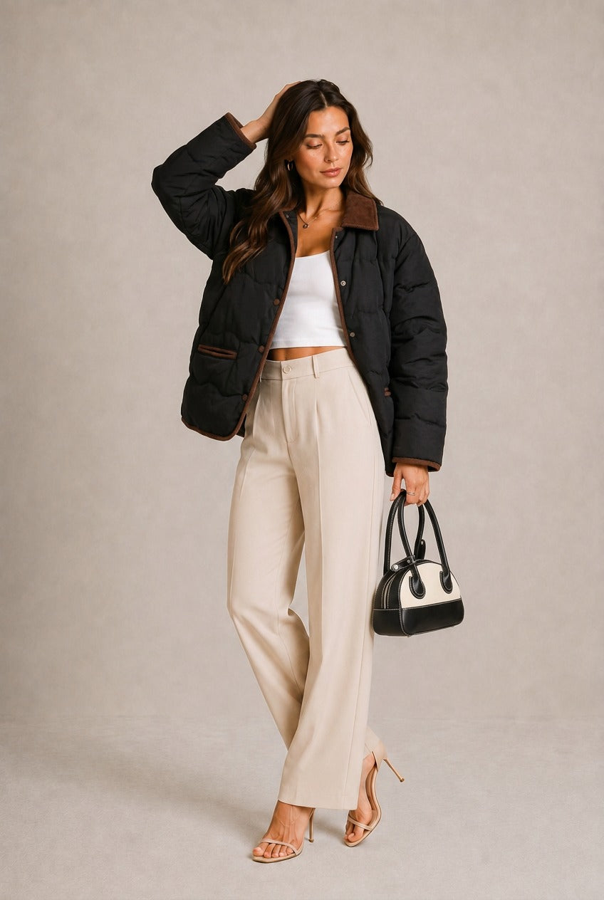 Chianti Quilted Puffer Jacket