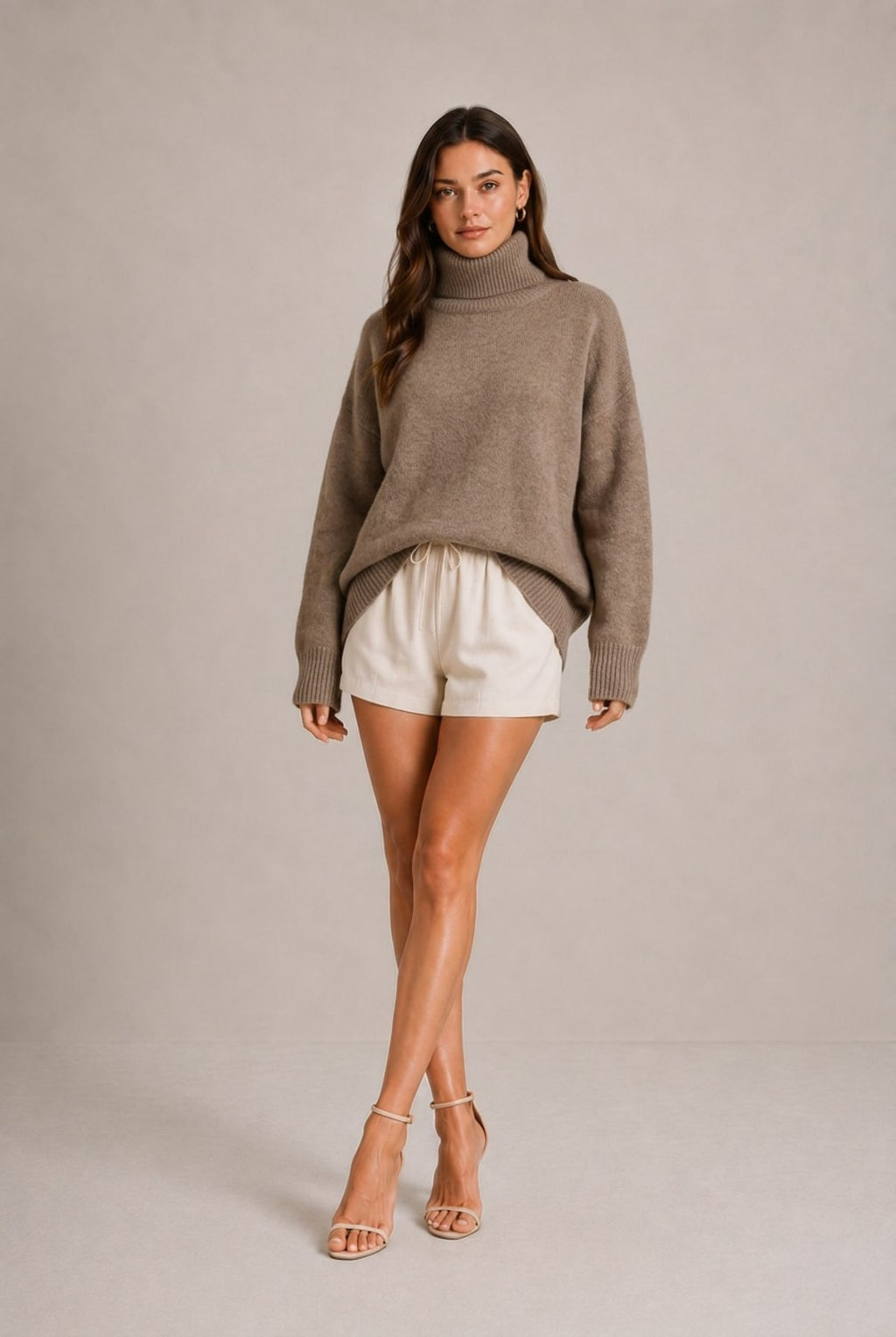 Cortona Oversized Turtleneck Sweater