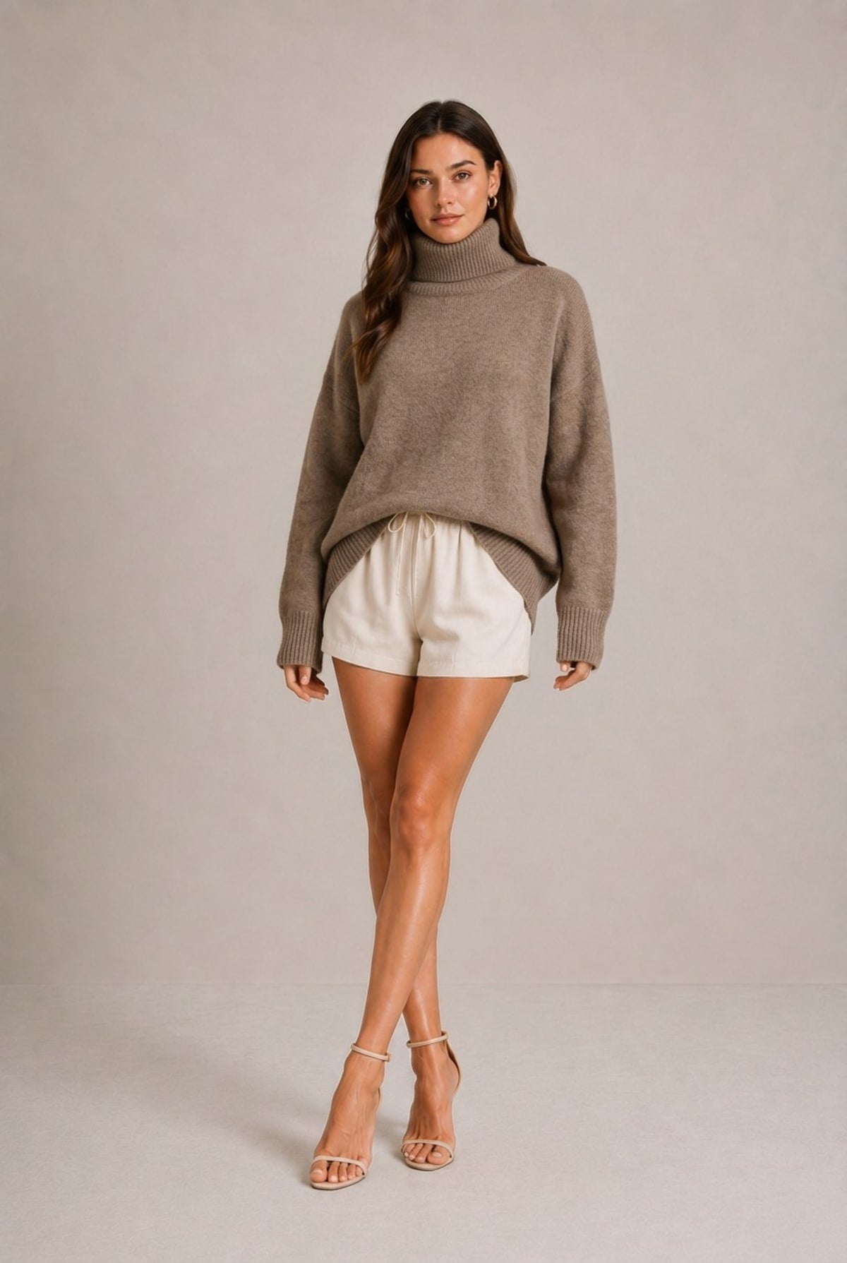 Cortona Oversized Turtleneck Sweater