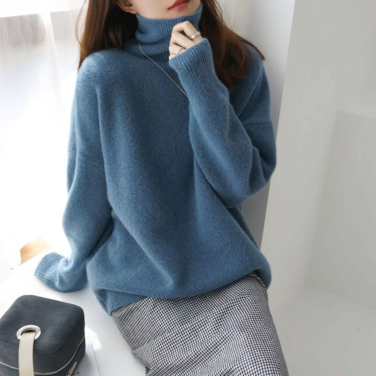 Cortona Oversized Turtleneck Sweater