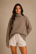 Cortona Oversized Turtleneck Sweater