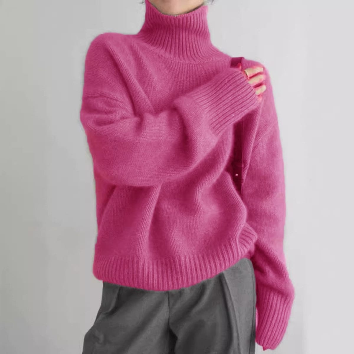 Cortona Oversized Turtleneck Sweater