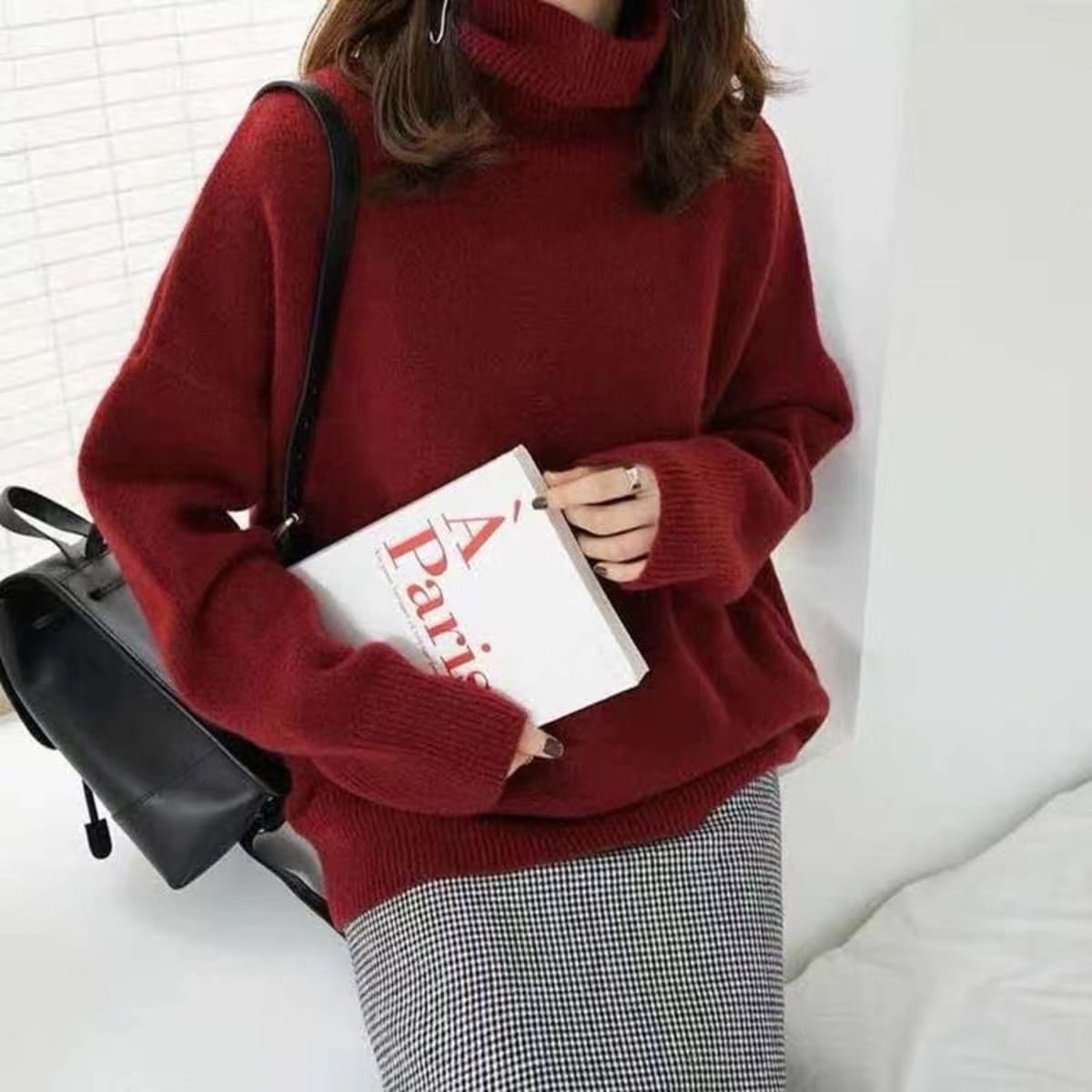 Cortona Oversized Turtleneck Sweater