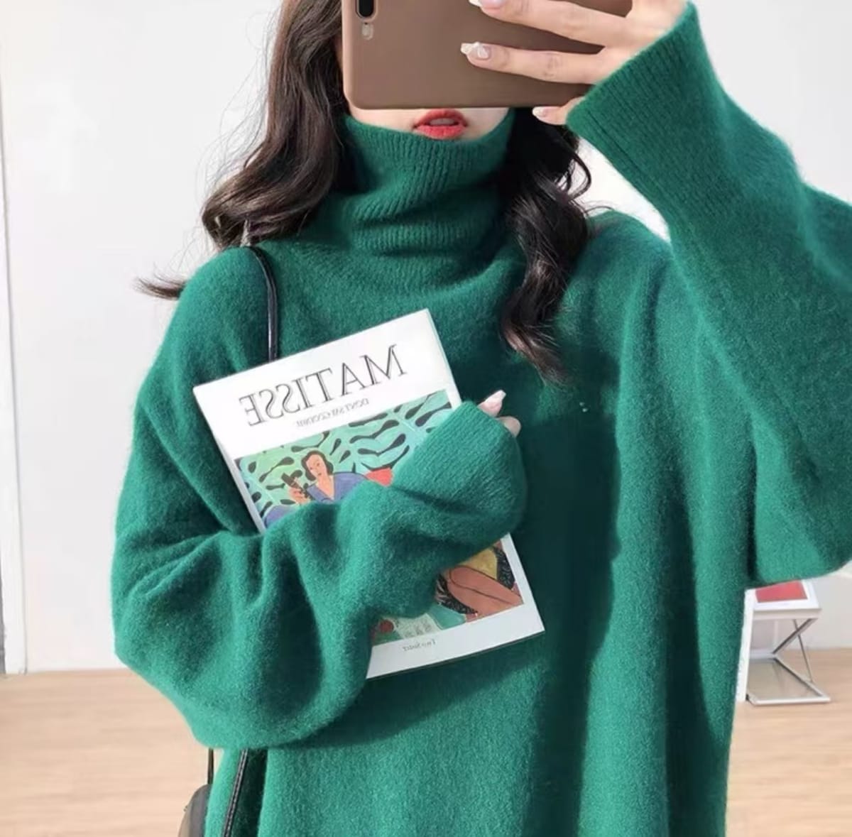 Cortona Oversized Turtleneck Sweater