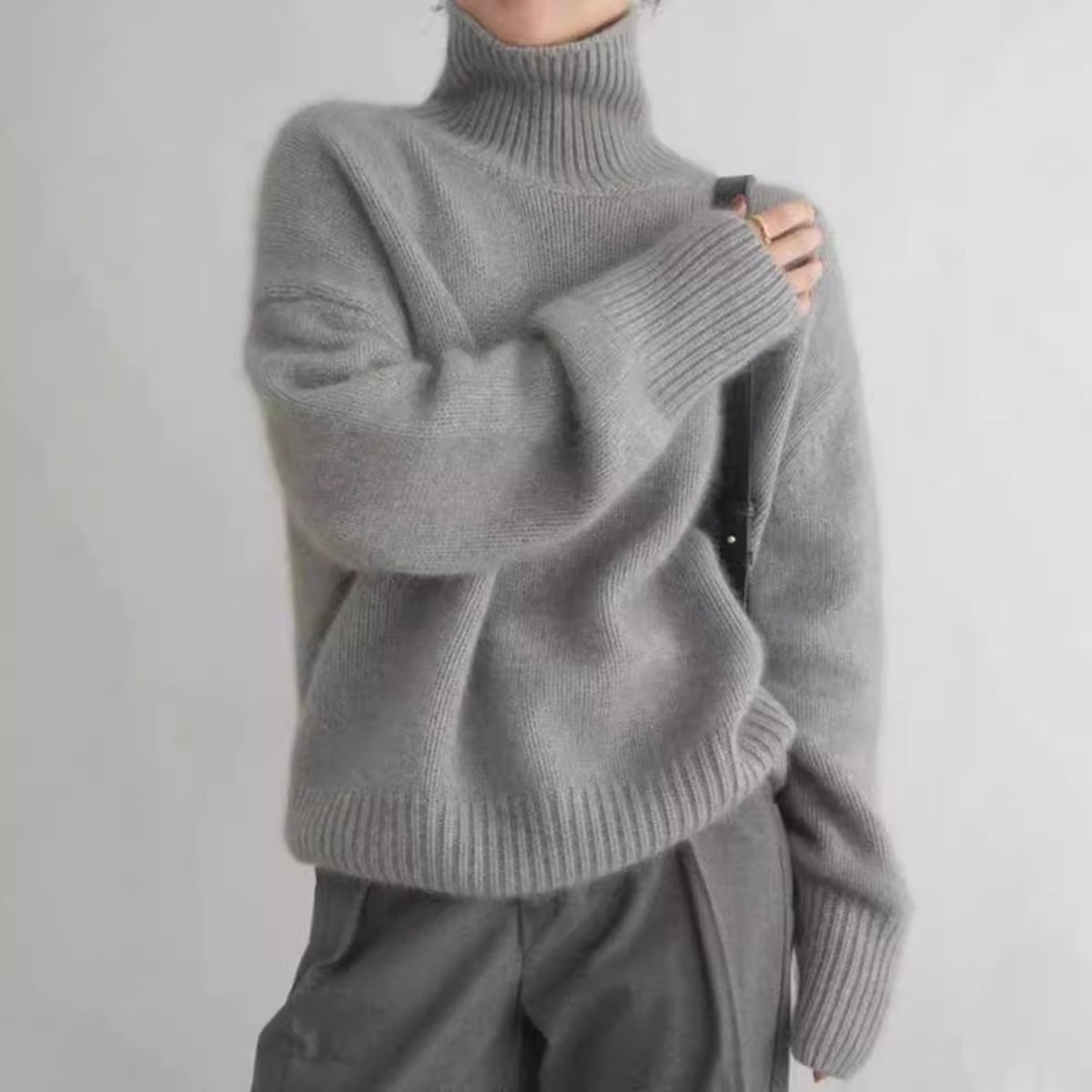 Cortona Oversized Turtleneck Sweater