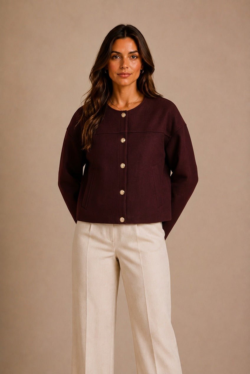 Volterra Button-Front Jacket