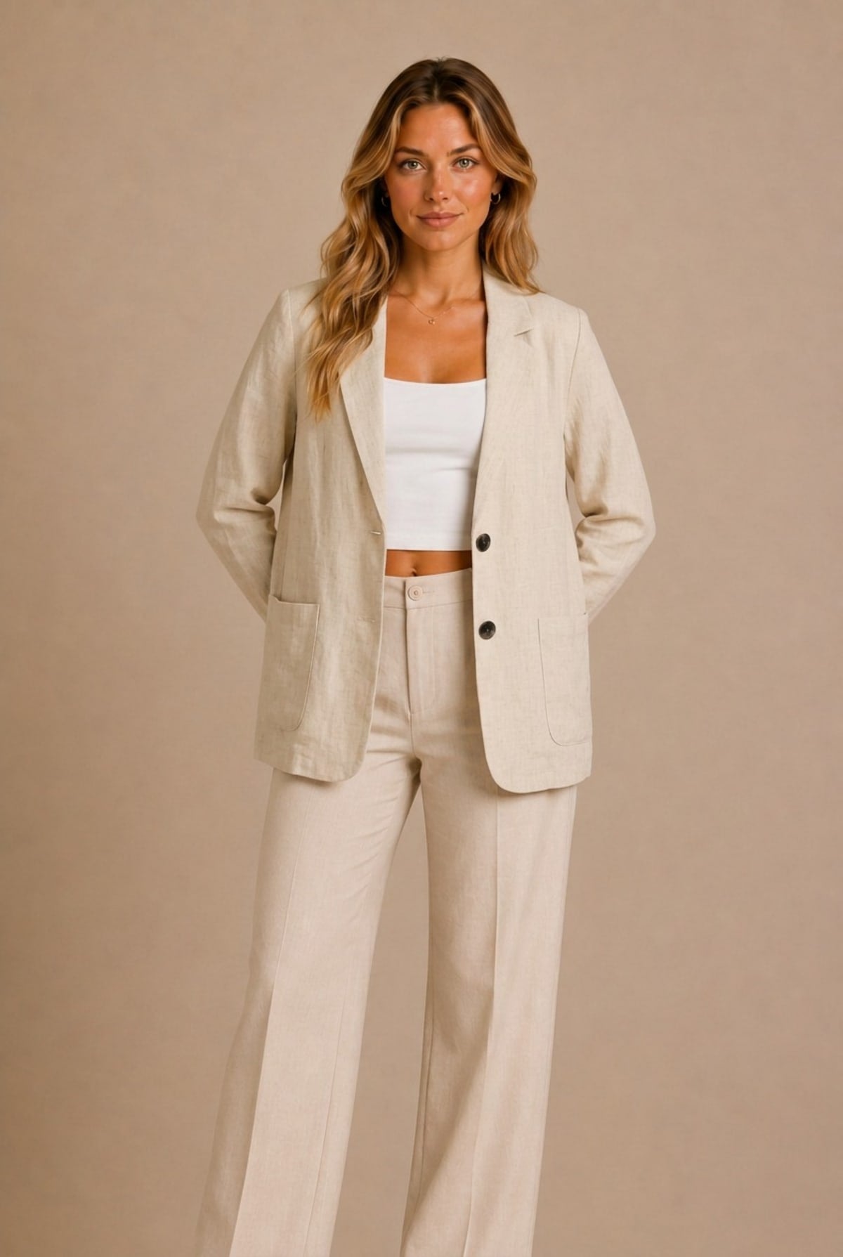 Volterra Notched Lapel Blazer