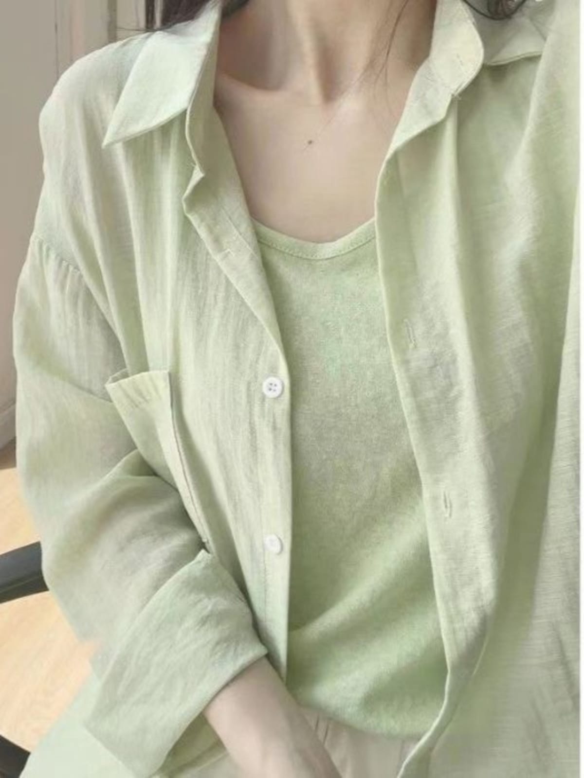 Annecy Oversized Button-Up Shirt