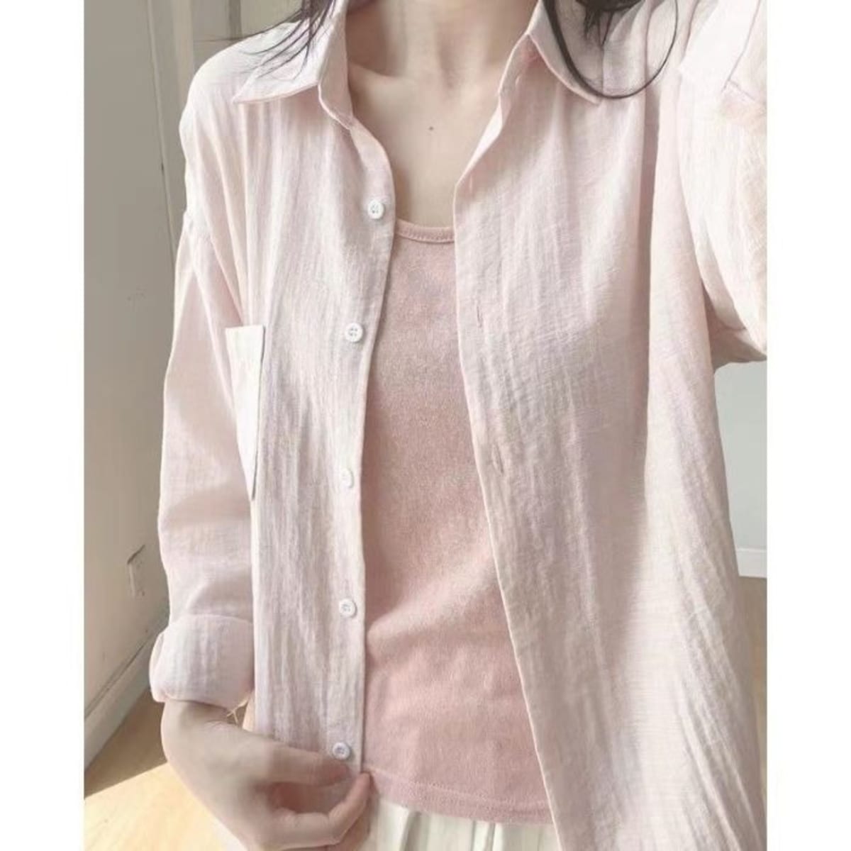 Annecy Oversized Button-Up Shirt