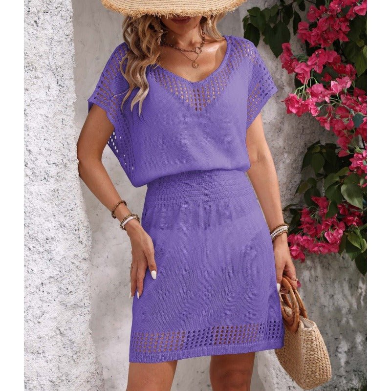 Annecy Smocked Mini Dress
