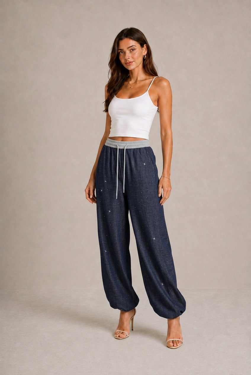 Colmar Star Wide Leg Pants