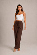 Cortona Drawstring Wide Leg Pants