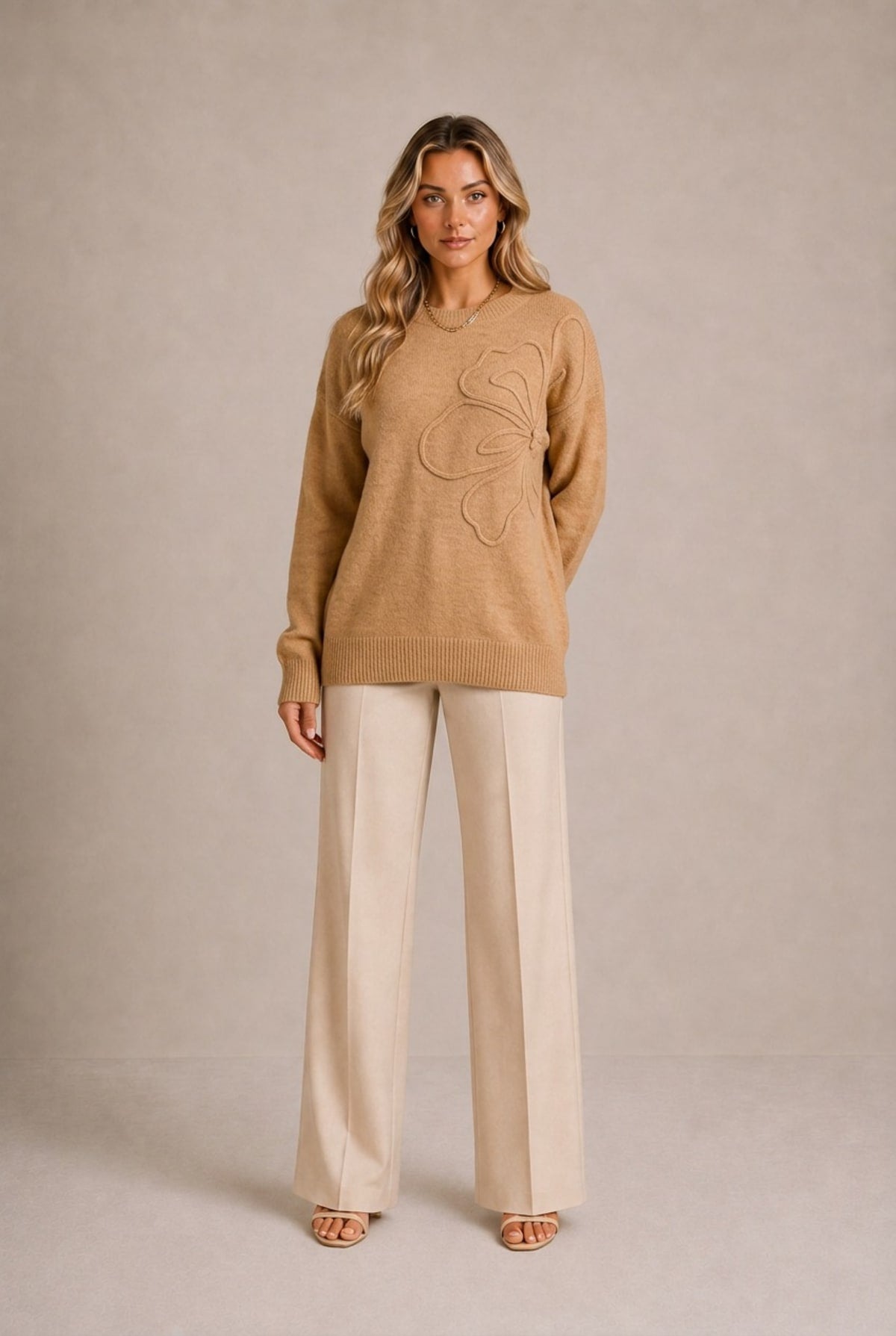 Barolo Floral Sweater
