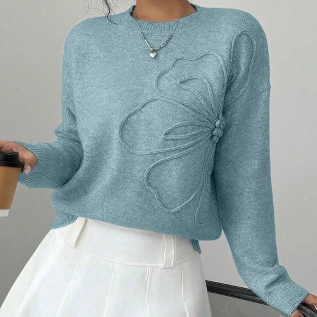 Barolo Floral Sweater