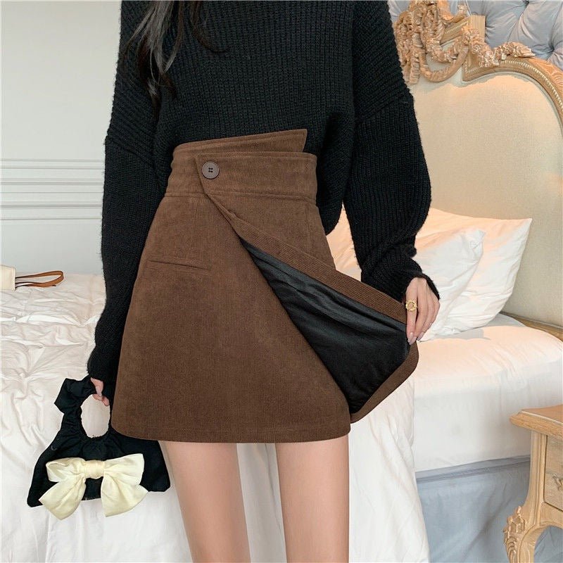 Siena Asymmetric A-Line Mini Skirt