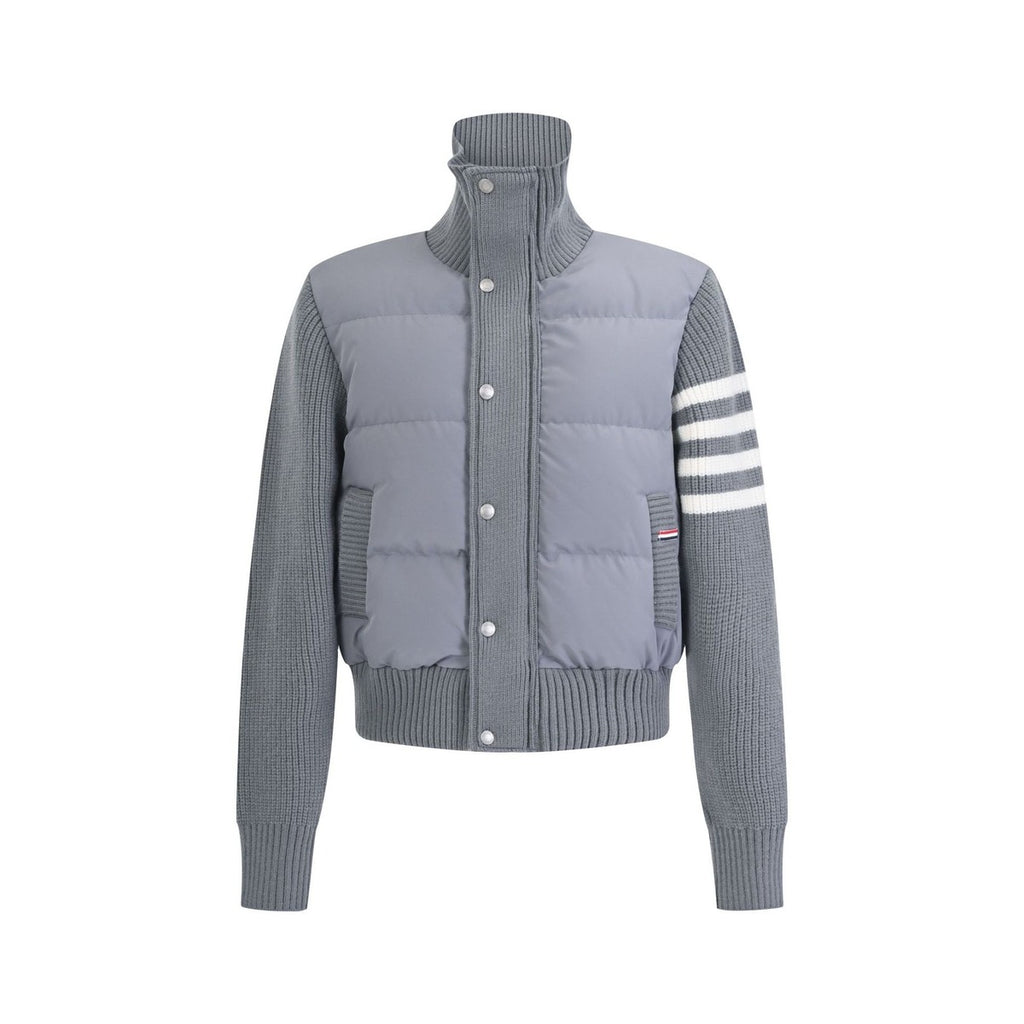 Roussillon Striped Cropped Padded Jacket