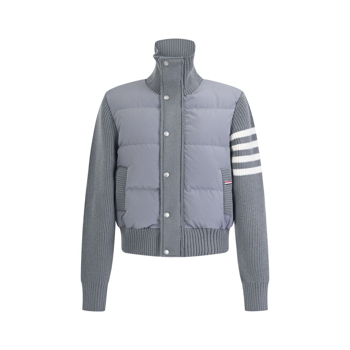 Roussillon Striped Cropped Padded Jacket