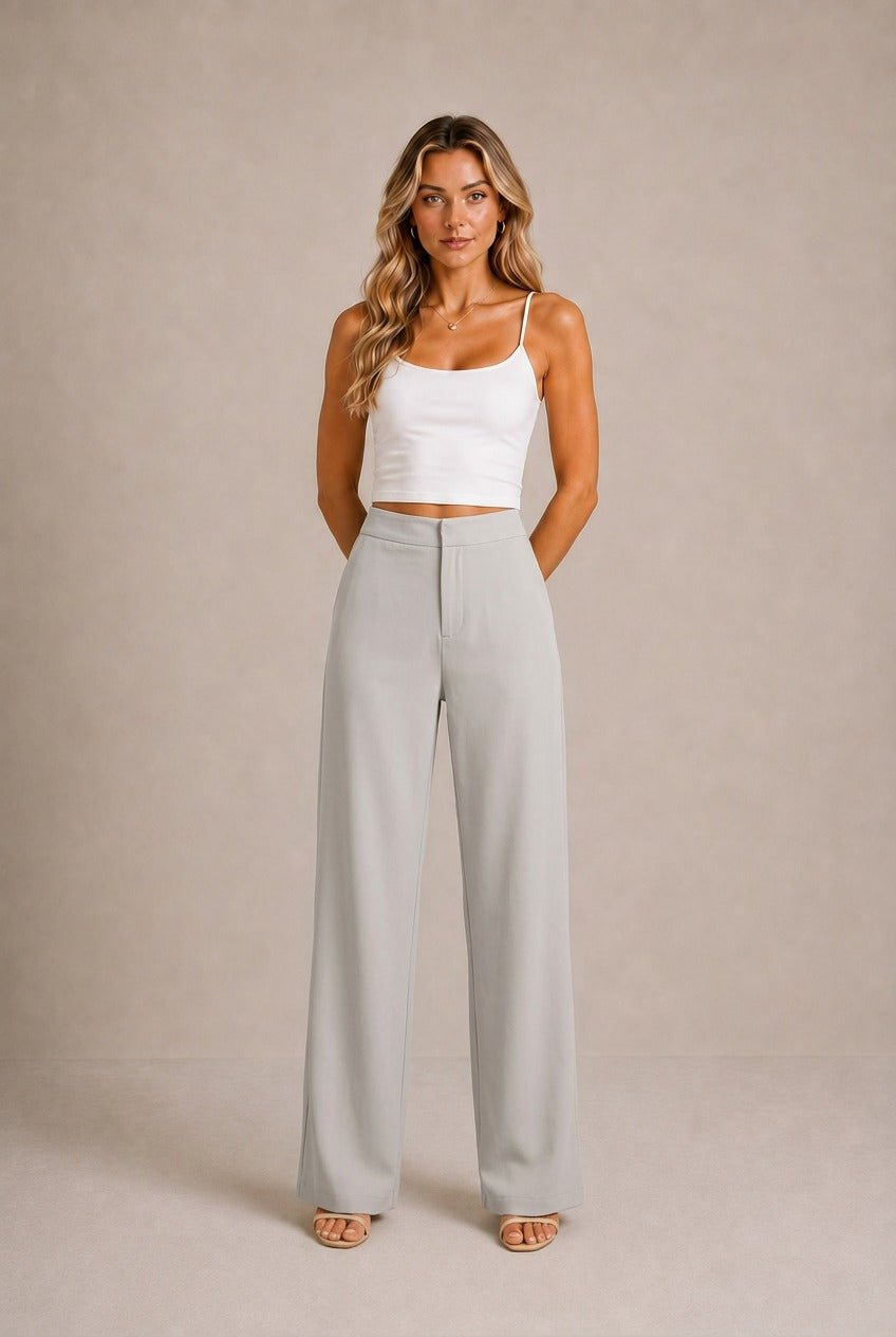 Siena High-Waisted Wide-Leg Pants