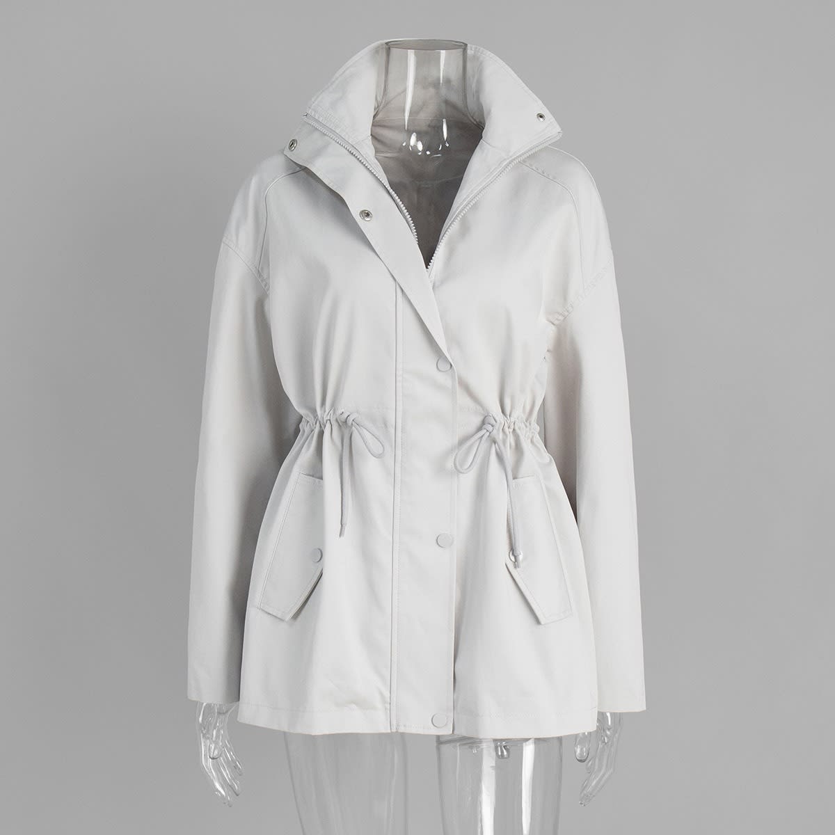 Annecy Drawstring Waist Hooded Jacket