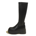Uzès Platform Knee-High Boots