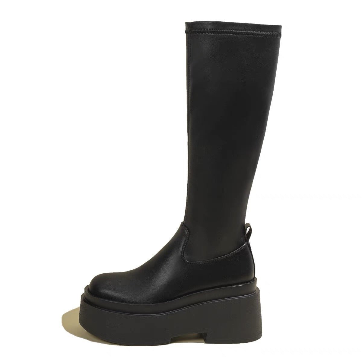 Uzès Platform Knee-High Boots