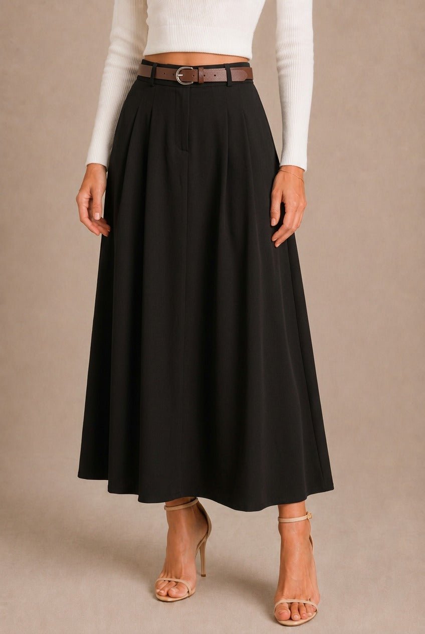 Barolo Pleated Midi Skirt