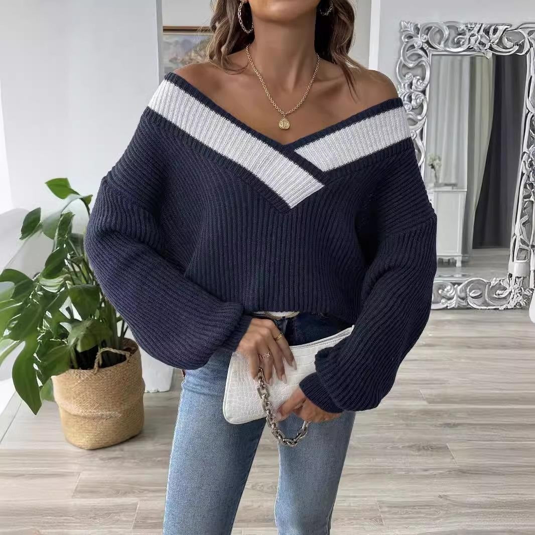 Chianti Color Block Sweater
