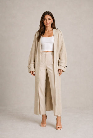Roussillon Cable-Knit Cardigan
