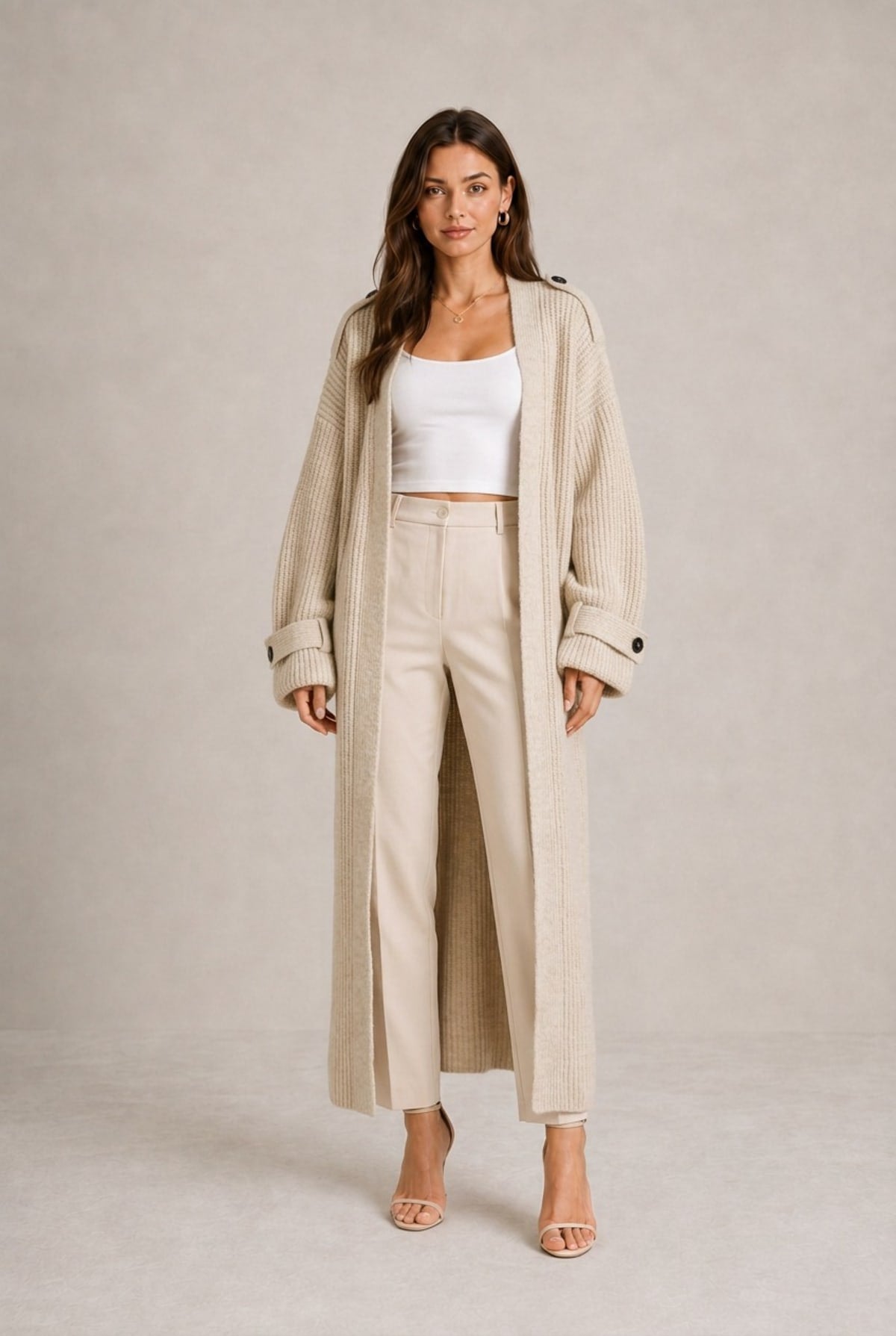 Roussillon Cable-Knit Cardigan