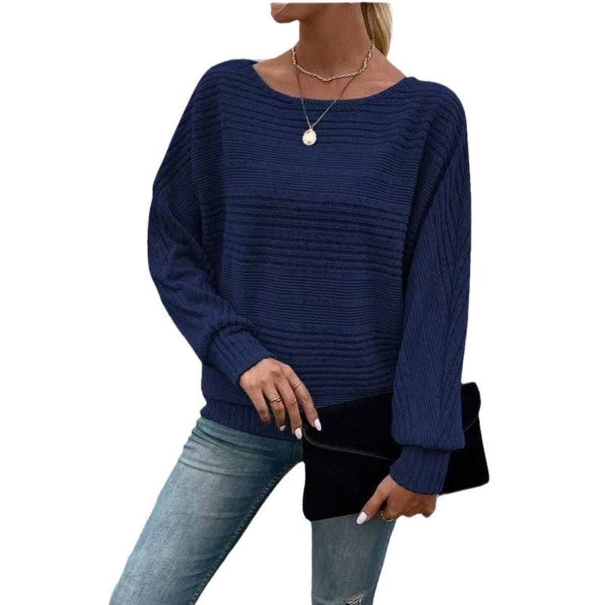 Beaune Ribbed Knit Pullover Sweater