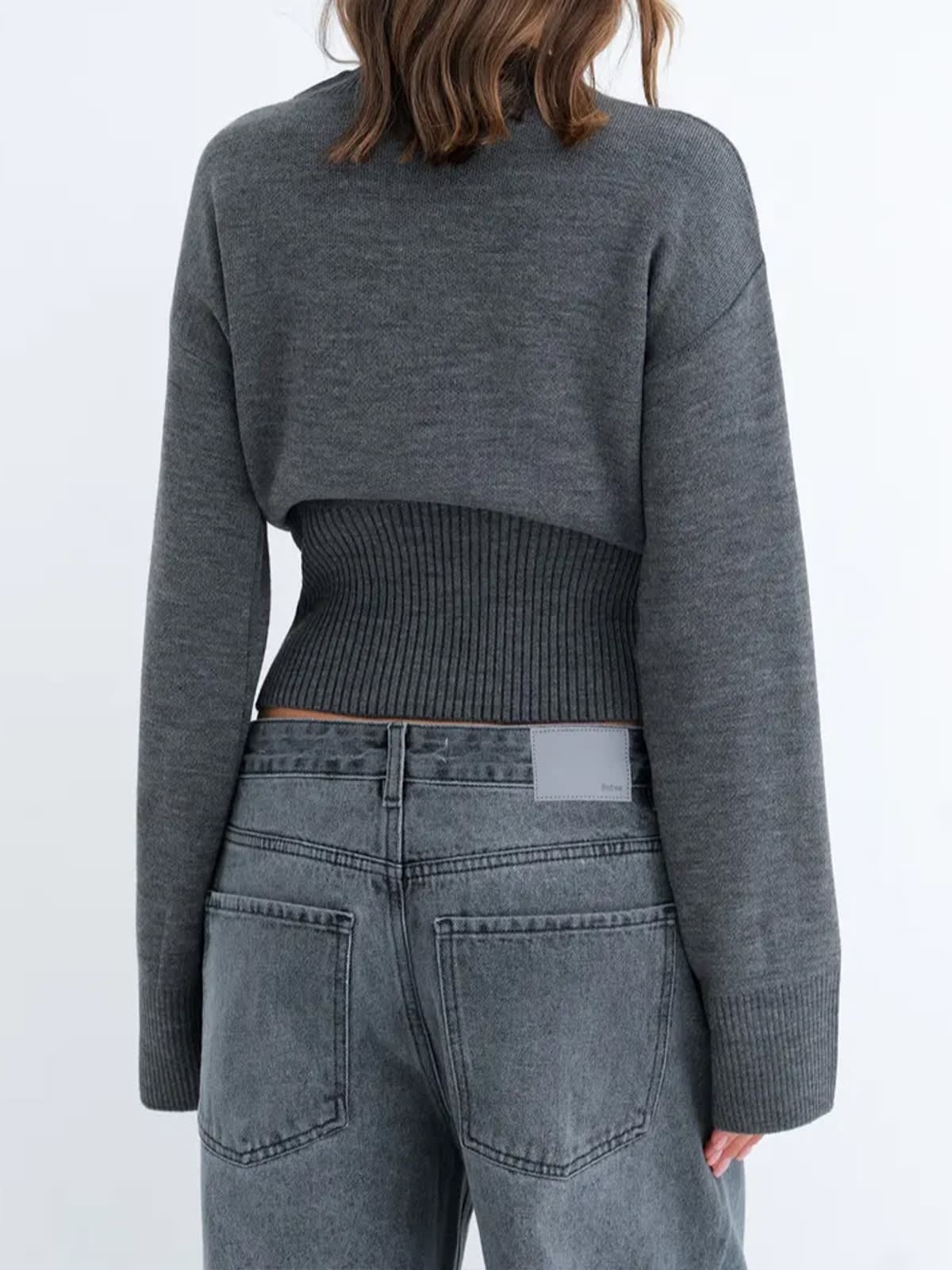Chianti Ribbed Waist Sweater