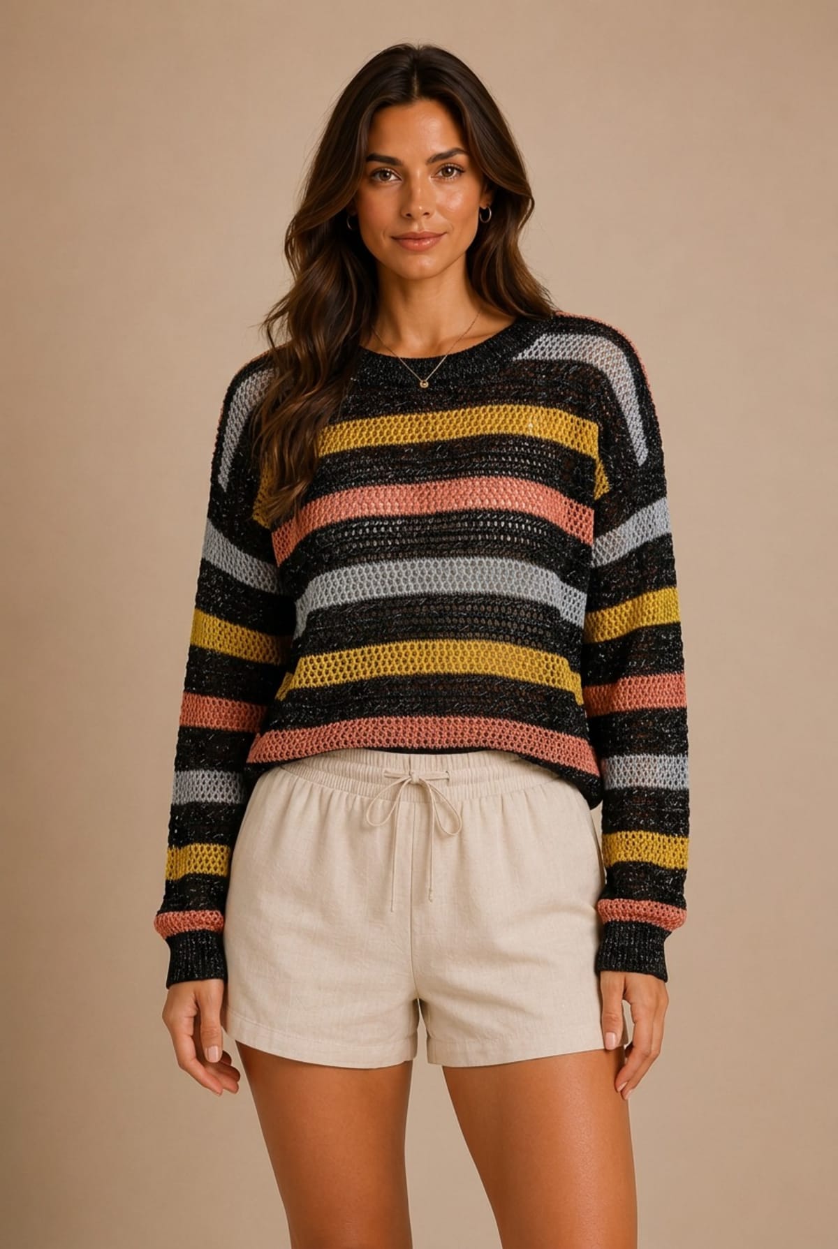 Chianti Striped Sweater