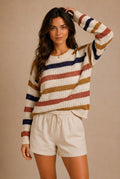 Chianti Striped Sweater