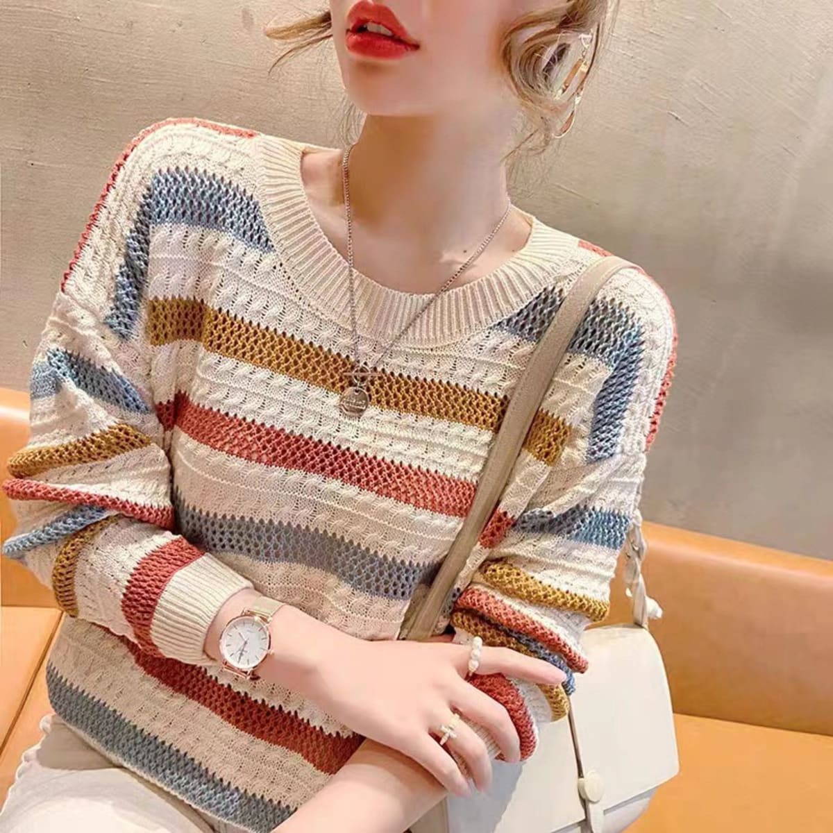 Chianti Striped Sweater