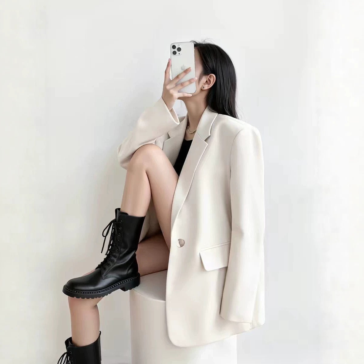 Asti Single-Breasted Blazer