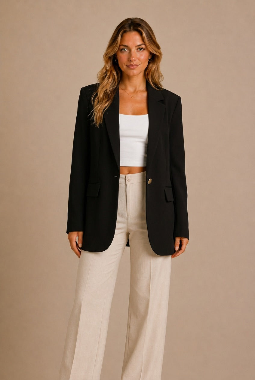 Asti Single-Breasted Blazer