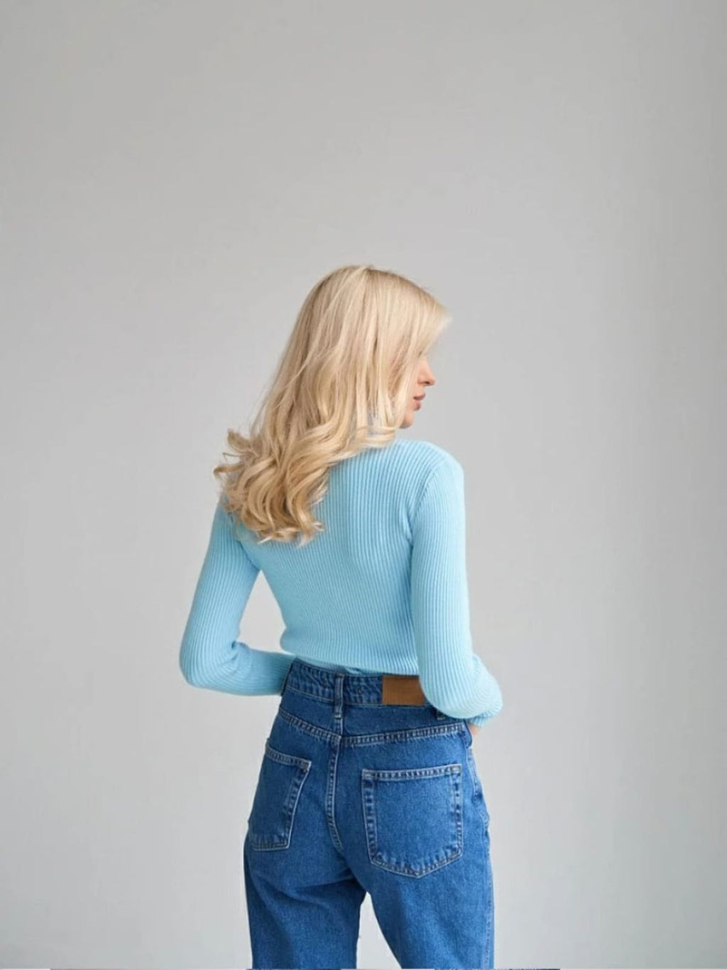 Barolo Ribbed Mock Neck Sweater