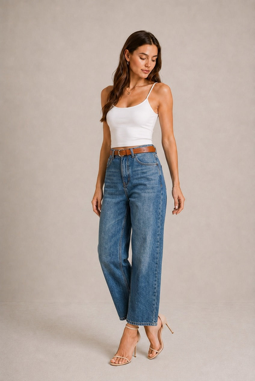 Arezzo Wide-Leg Jeans