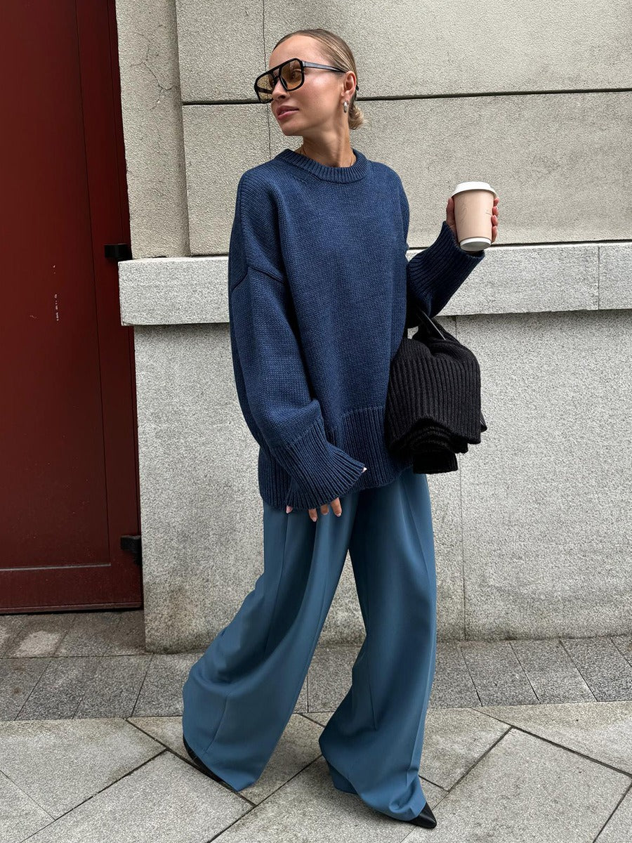 Asti Oversized Crewneck Sweater