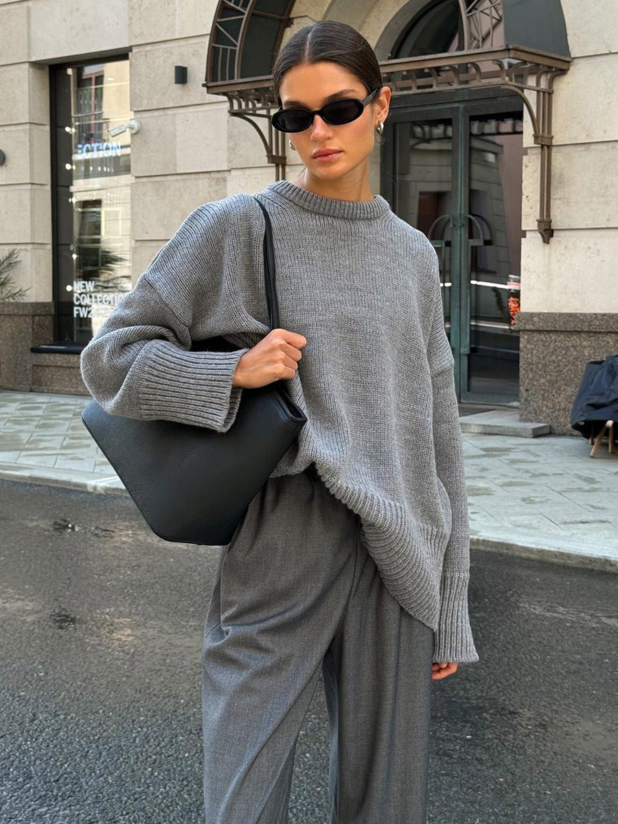 Asti Oversized Crewneck Sweater