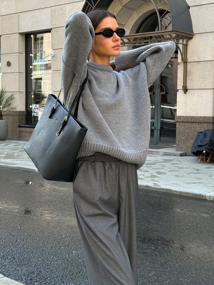 Asti Oversized Crewneck Sweater