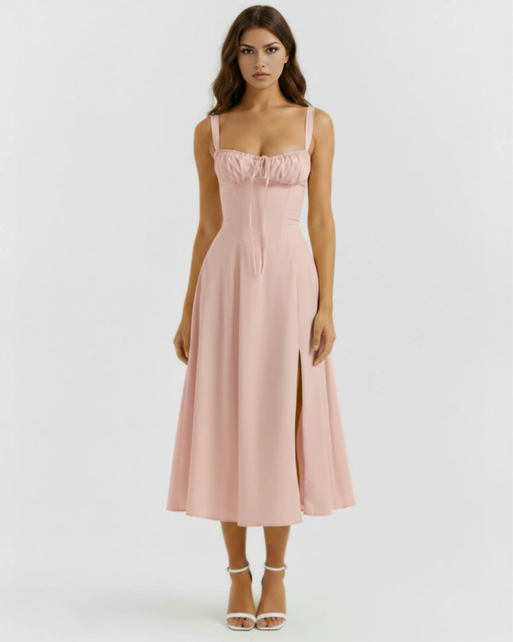 Montalcino Corset Midi Dress