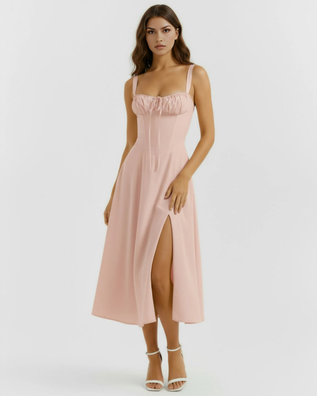 Montalcino Corset Midi Dress