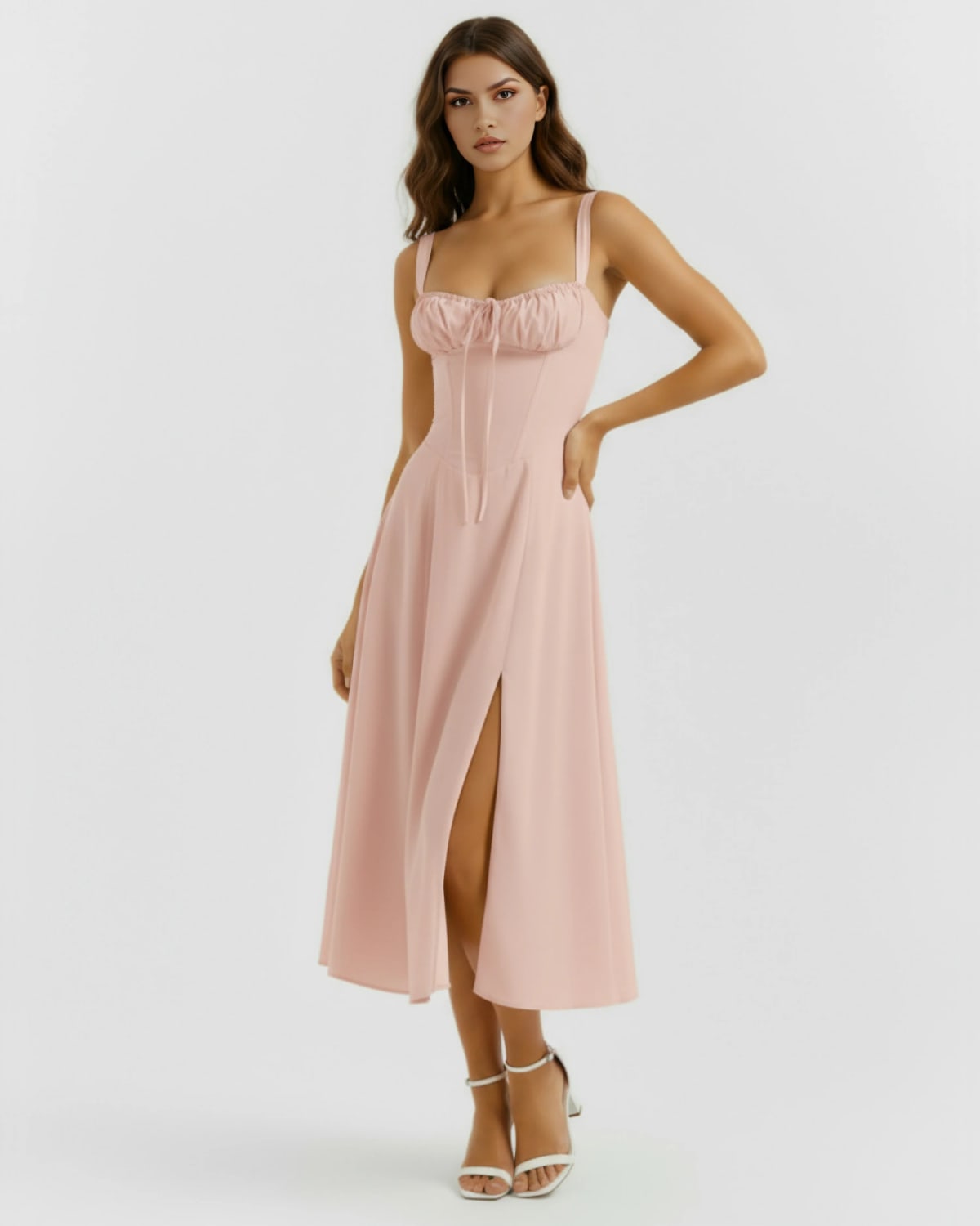 Montalcino Corset Midi Dress