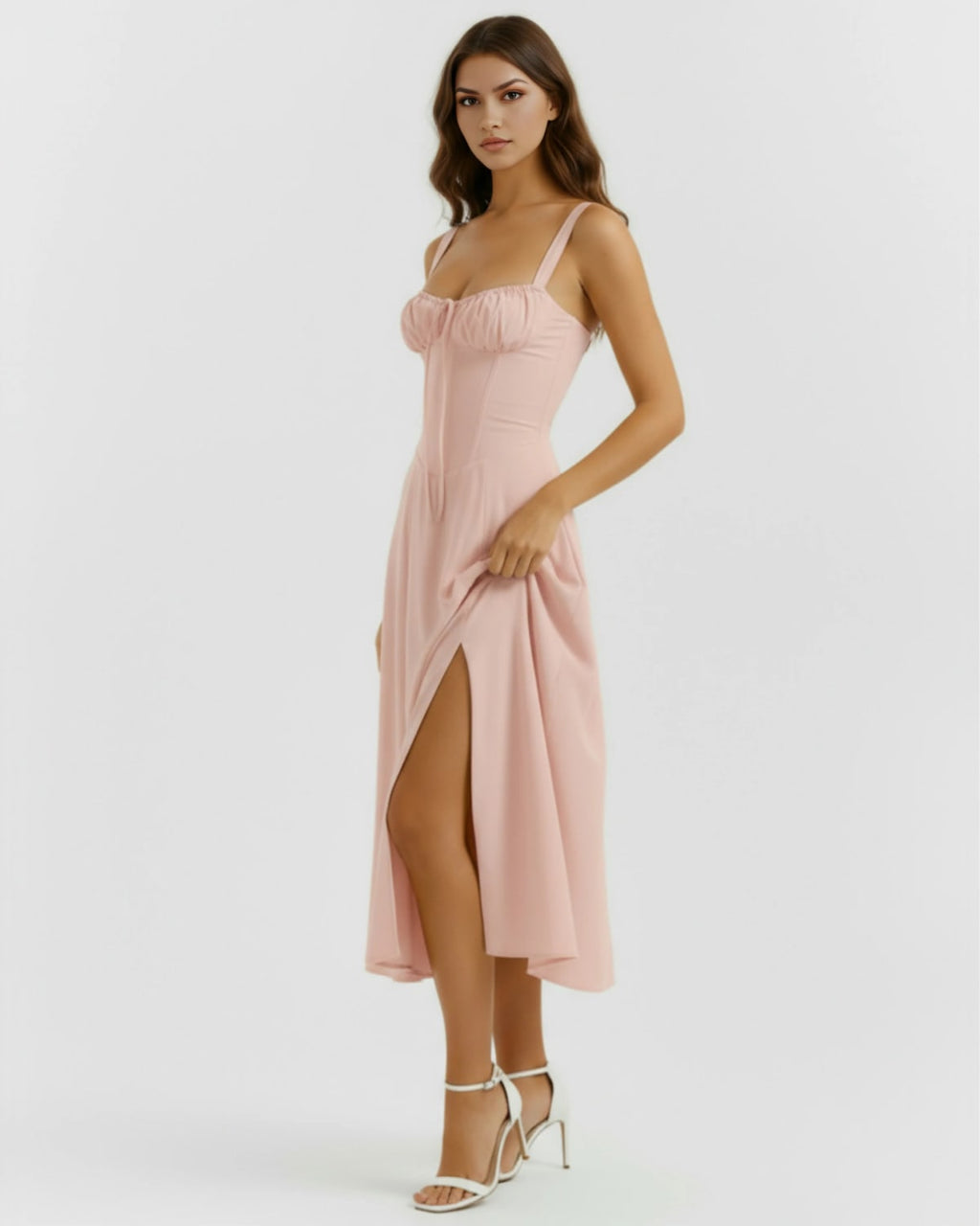 Montalcino Corset Midi Dress
