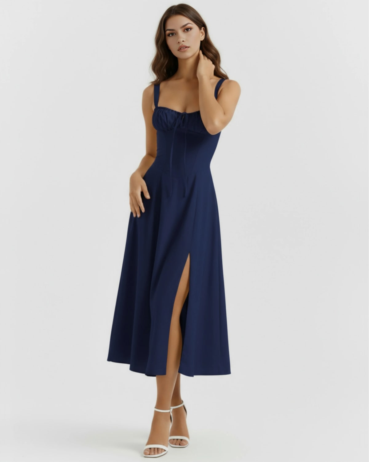 Montalcino Corset Midi Dress